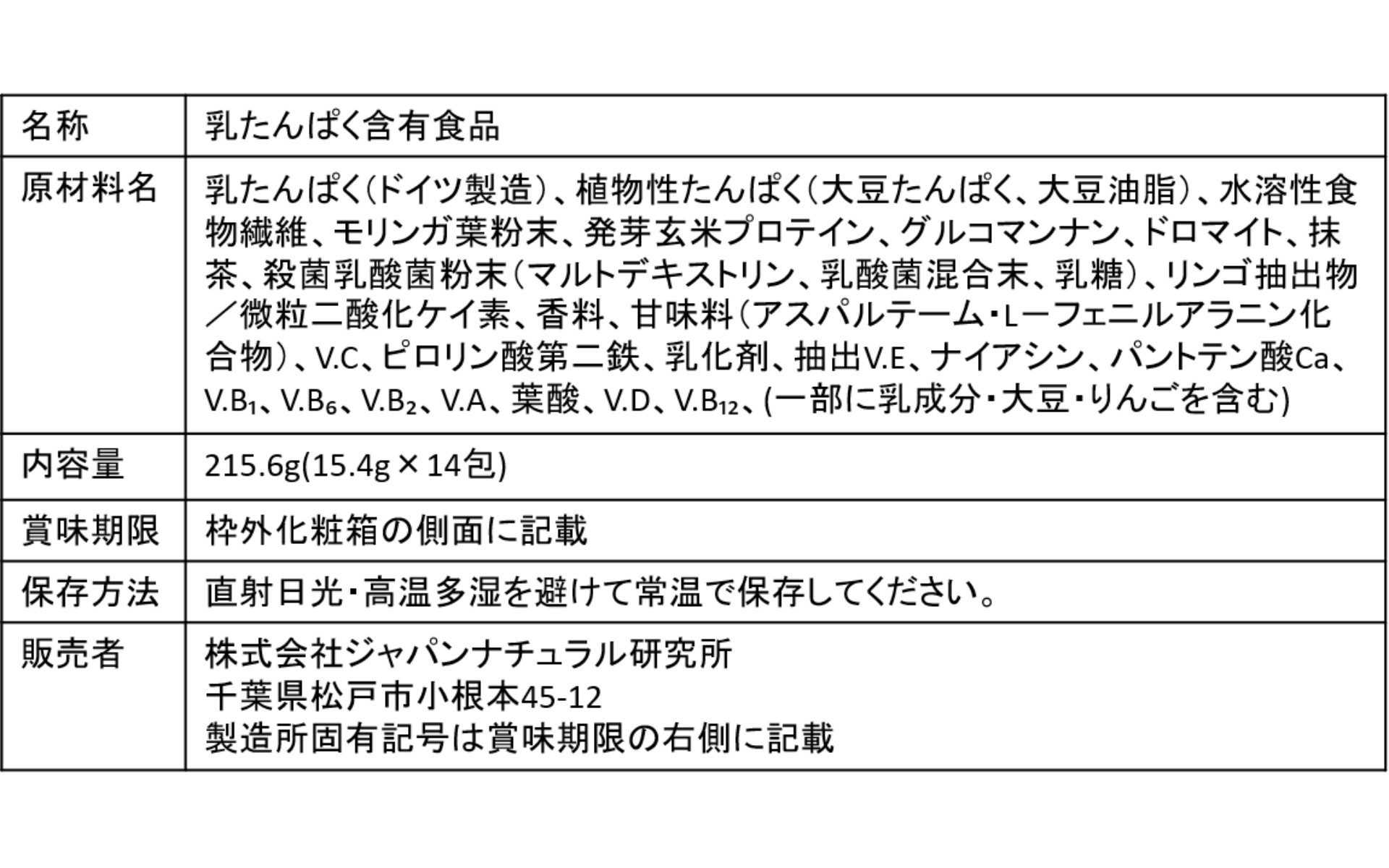 モリンガ プロテイン